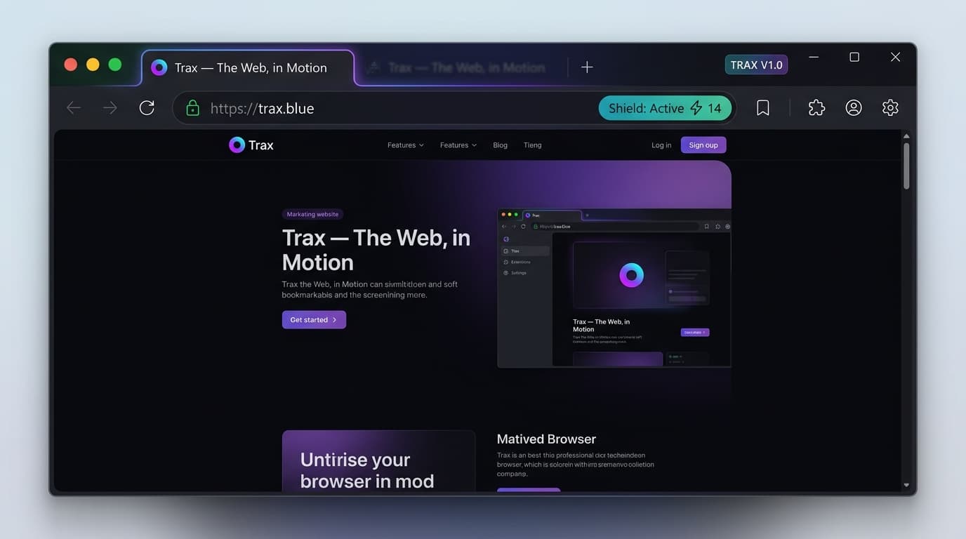 Trax Dynamic Tab Strip and Interface